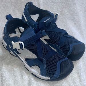 Columbia Blue and White sandals with Breathable Design